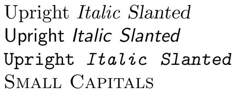 latex italic